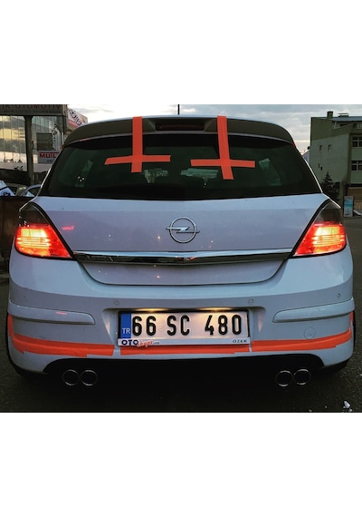 OPEL ASTRA H ARKA EK  Fiber Boyasız