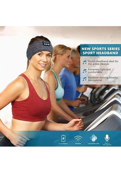Mbk Trade Kablosuz Bluetooth Uyku Bandı Kulaklıklar Spor Için Inc