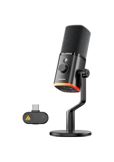 Kablosuz Dinamik Mikrofon, Usb-c, Kablosuz Ve Kablolu Çift Mod, 7 Katmanlı Gürültü Azaltma, Rgb Pc Masa Mikrofonu, Oyun/akış / Toplantılar İçin, Pd100 W, Siyah Kablosuz Dinamik Mikrofon, Usb-c, Kablosuz Ve Kablolu Çift Mod, 7 Katmanlı Gürültü Azaltma, Rgb Pc Masa Mikrofonu, Oyun/akış / Toplantılar İçin, Pd100 W, Siyah