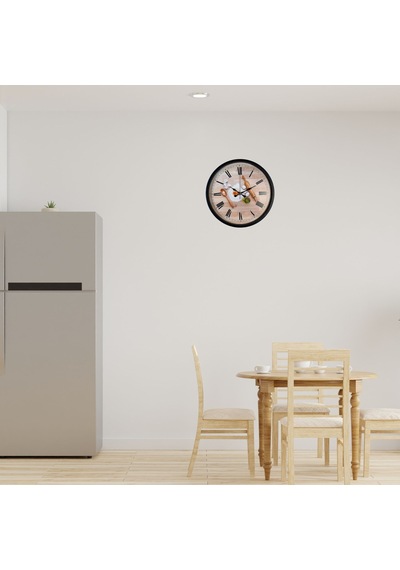Büro Ev Ofis Hediyesi İçin 36cm Siyah Chef Kitchen Stil Duvar Saati Diğer