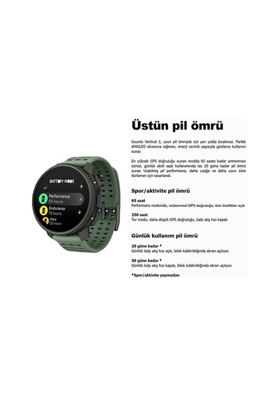 Suunto Vertical Sporcu Saati Ss051209000 Yeşil