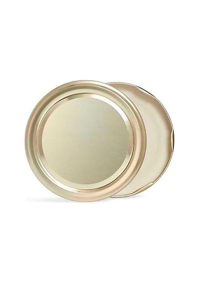 Hijyenik Paketli 10 Adet Kavanoz Kapağı - Gold - 82 Mm Altın
