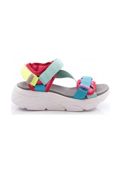 Dgn Ss0001-0178 Kadin Cirtli Sandalet Yeşil Mavi