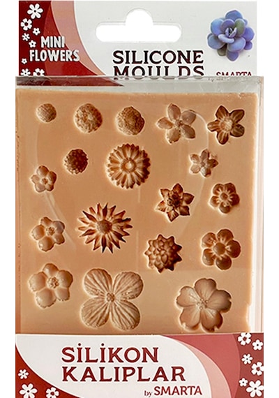 Smarta Silikon Kalıplar – Minik Çiçekler 10 x 13 CM