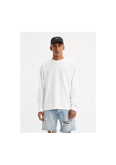 Levi's Ls Authentıc Erkek Beyaz Bisiklet Yaka Sweatshirt A6887-0004-24169