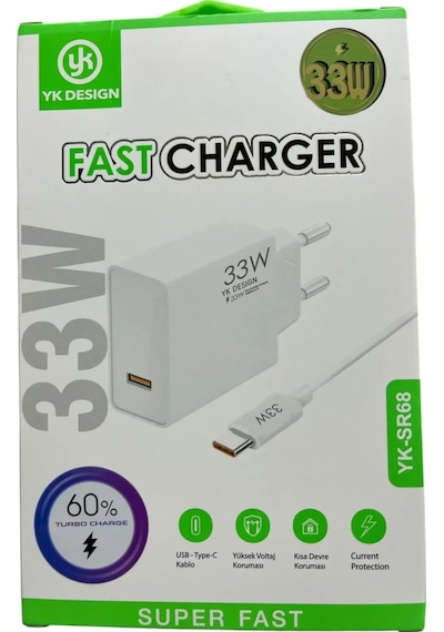 Usb Type-c 33w Şarj Aleti Yk-sr68