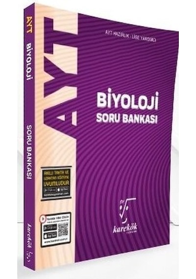AYT Biyoloji Soru Bankası (2.Oturum) -  Karekök Eğitim Yayın