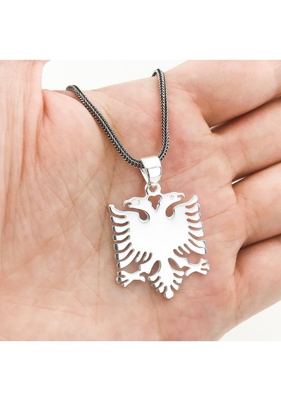 Takılingo 925 Ayar Gümüş Sade Arnavut Erkek Kolye Gümüş