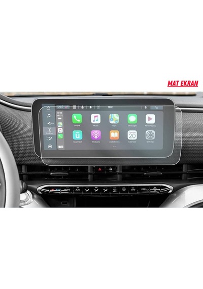 Fiat 500e 2021-2022-2023 Navigasyon Ve Multimedya Uyumlu Mat Ekran Koruyucu