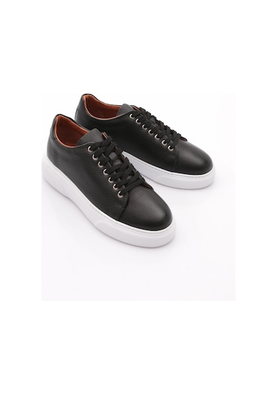 Dgn Paco Erkek Sneakers Ayakkabi Siyah Floater Beyaz