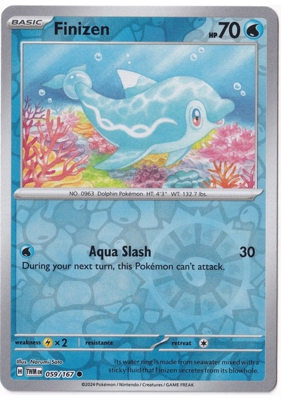 Finizen Reverse Holo 059/167 - Twilight Masquerade - Pokemon Kartı Mint