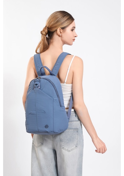 Smart Bags J.mavi Ultra Hafif Kumaş Orta Boy Tablet Bölmeli Günlük Kadın Sırt Çantası Jeans Mavi
