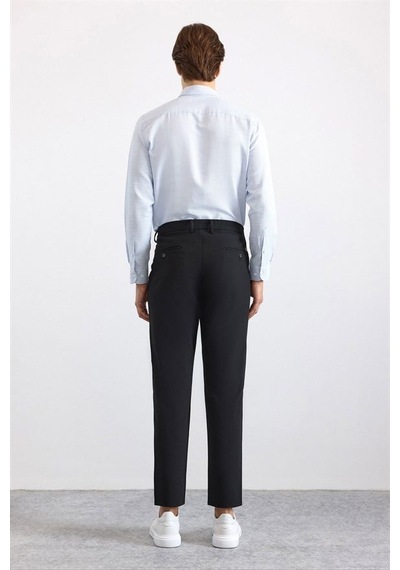 Süvari Siyah Slim Düz Jogger Pantolon Spn2020500003-s09