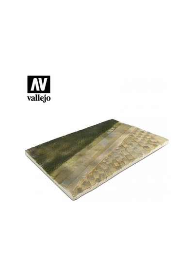 Vallejo Sc101 Döşeme Taşlı Cadde Kesiti 31x21 Cm., Manzara Serisi Model Aksesuarı