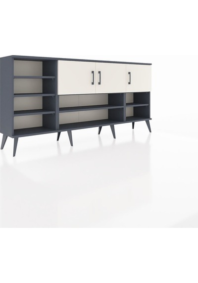 Arges Konsol 9 Raflı 3 Kapaklı 176x30x83 Antrasit-aytaşı/antrasit Aytaşı/antrasit Arges Konsol 9 Raflı 3 Kapaklı 176x30x83 Antrasit-aytaşı/antrasit Aytaşı/antrasit