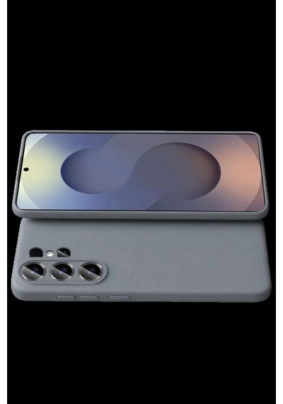 Samsung Galaxy  Uyumlu  S26 Ultra Nano İçi Kadife Silikon - Gri