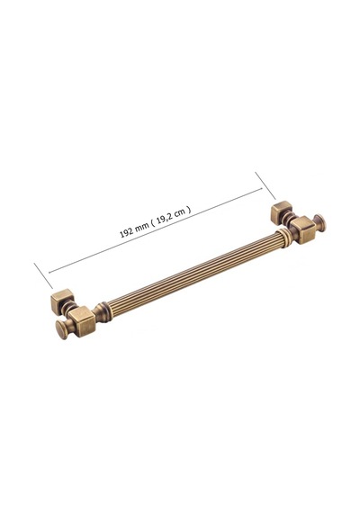Doğanlar Al-344 192 Mm Mobilya Kulp Olifka Antik Sarı