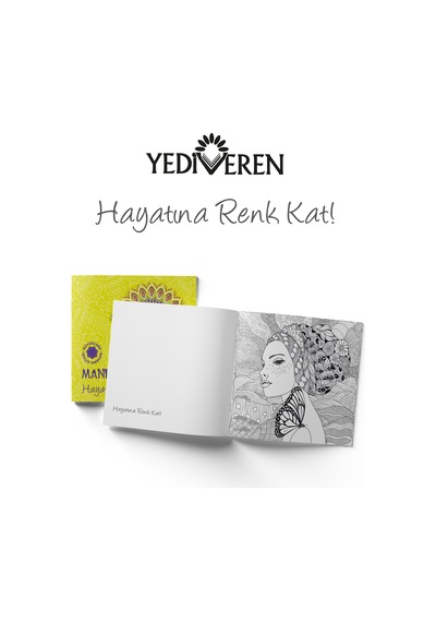 Mandala Büyükler Için Boyama Seti - 3 Kitap