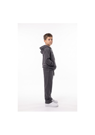 Toontoy Kids Toontoy Erkek Çocuk Kapüşonlu Daıly Style Boys Baskılı Eşofman Takım Füme