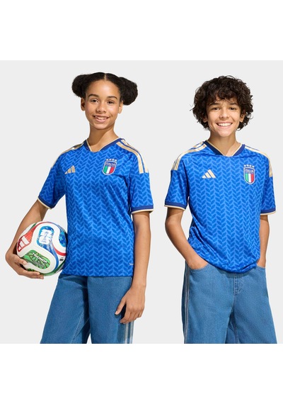 Adidas İtalya 26 İç Saha Çocuk Mavi Forma Jy7585