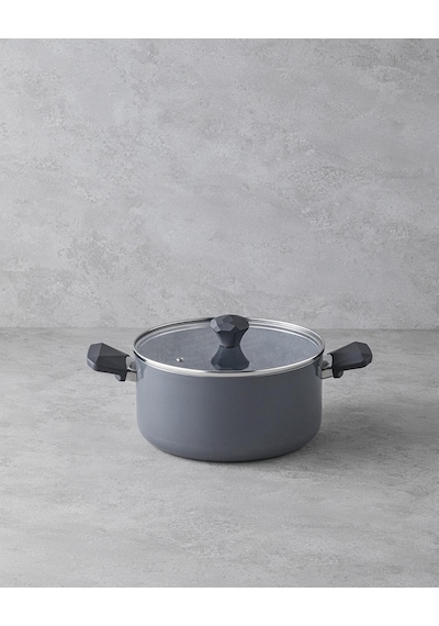 Prego Cerawell Seramik Tencere Gri - 24 Cm