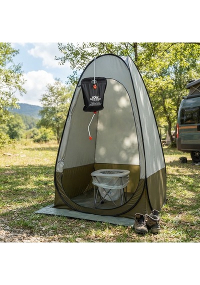 Yek Outdoor Lux Tam Otomatik Duş & Wc Konfor Seti 103x103x200cm Çok Renkli