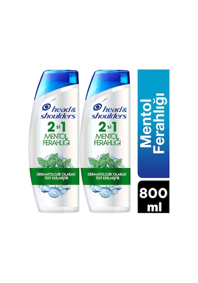 Head & Shoulders Mentollü Ferahlığı Şampuan 2 x 400 ML