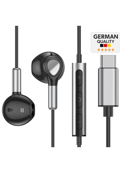 Woyax Mikrofonlu Kablolu Kulak İçi Type-c Kulaklık Mıknatıslı Güçlü Bass İphone Android Telefon Tablet Laptop Uyumlu Wy-ec02