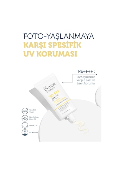 The Purest Solutions Nemlendirici Etkili Güneş Kremi Cilt Bakım Seti: 50 ml + 15 ml Tanışma Boy Blemish Defense