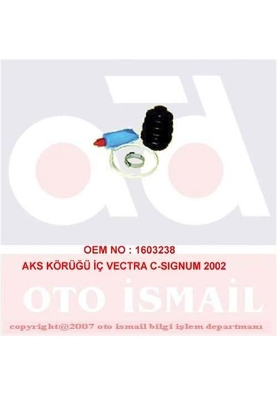 DOĞRU KAUÇUK 846 Aks Körüğü Iç Vectra 02-