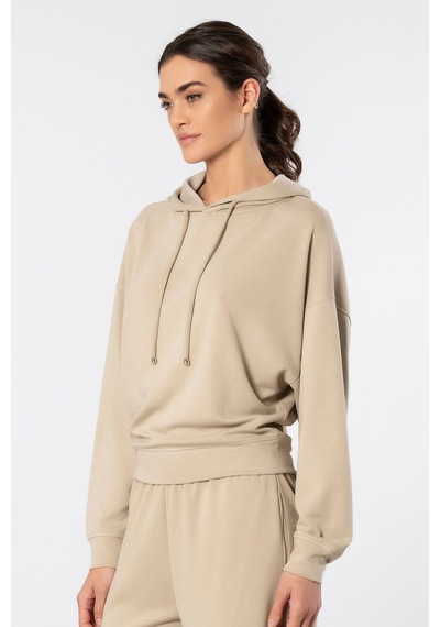 Türen Kadin Kapüsonlu Sweatshirt 3612/bej Bej