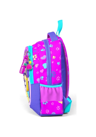 Coral High Kids Kedi Köpek Desenli Üç Bölmeli Okul Sırt Çantası 23646