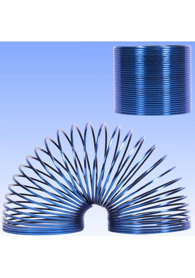 Dev Boyut Stres Yayı Mavi Stres Yayı Vıp Yüksek Kalite 1 Adet Mavi Stres Yayı 10 Cm Genişlik
