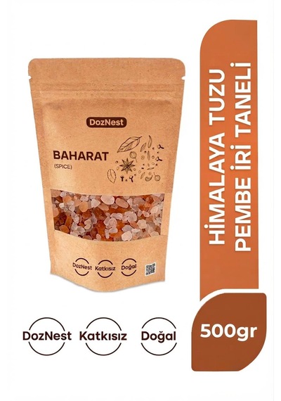 Doznest Himalaya Tuzu Pembe İri Taneli 500 Gr