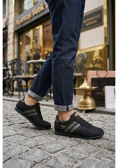 Lescon Nova 2 Rahat Hafif Sneakers Erkek Spor Ayakkabı Siyah