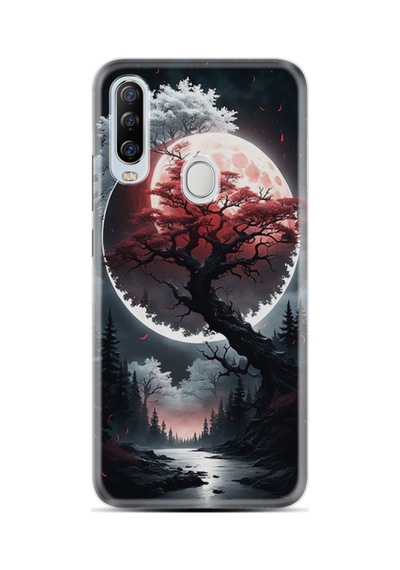 General Mobile Gm 20 Pro Kılıf Boutique Baskılı Resimli Ağaç Ve Ay Pcode -057