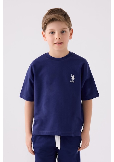 U.S. Polo Assn. Erkek Çocuk Lacivert Bermuda Takım Us1780-c-v10 Lacivert