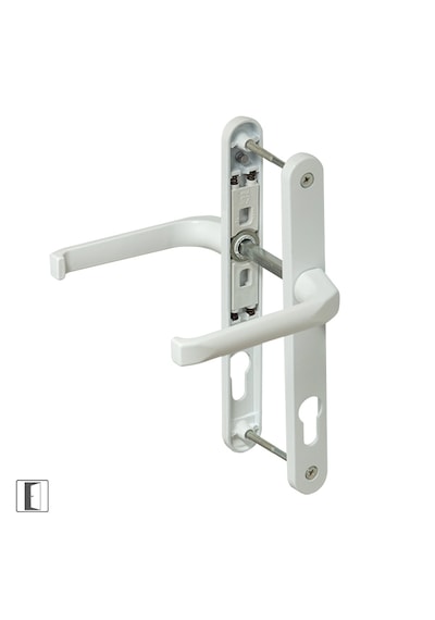 Pimapen Pvc Alüminyum Çift Taraflı Metal Kapı Kolu Oda Beyaz