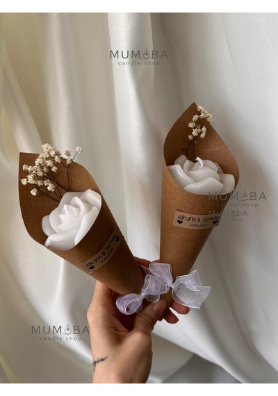 Bernami Vazo Pinterest 15 Adet Süslemeli Gül Mum Buket, Doğum, Sünnet, Düğün Nişan Söz, Kına, Doğum Günü. Diğer