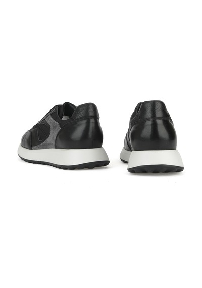 Ziya, Erkek Hakiki Deri Sneaker 1531026z313 Siyah 1531026z313 000 Siyah
