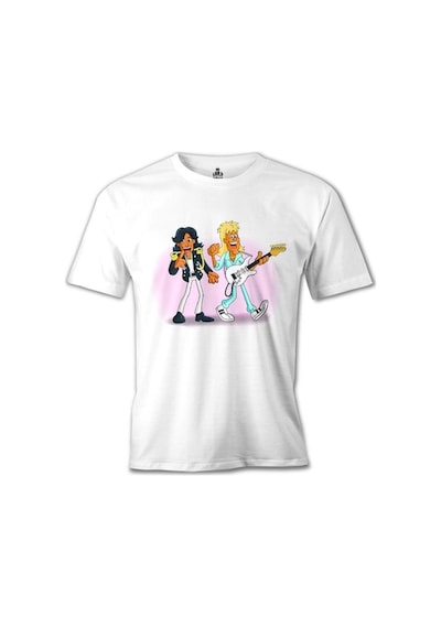 Modern Talking - Gitar Beyaz Erkek Tshirt