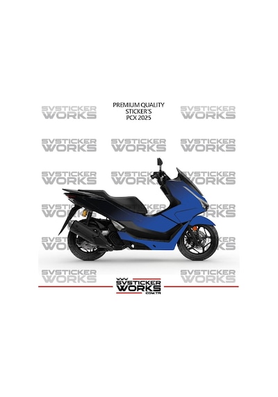 Honda Pcx 2025 Kaplama Sticker Çift Renk Motor Kaplama Modeli Hazır Kit Yüksek Kalite 81706232