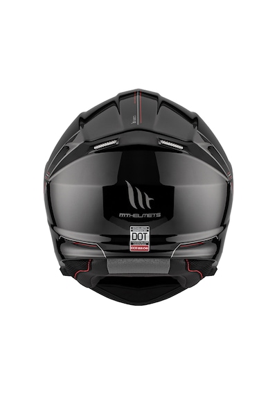 Mt Genesis Sv Solid A1 Parlak Siyah Çene Açılır Kask Parlak Siyah
