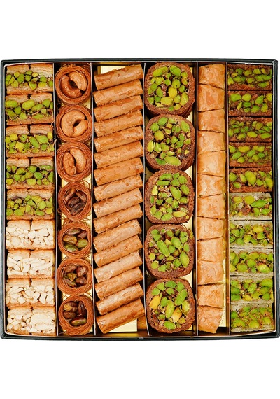 Al Sultan Sweets Karışık Baklava Kraft Kutu 1 KG