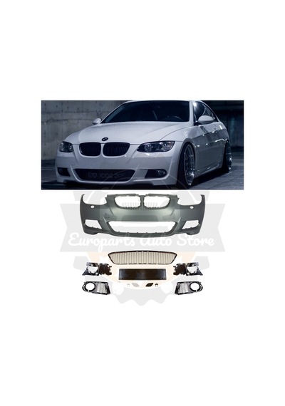 BMW E92 2005-2009 COUPE PLASTİK BOYASIZ M TECH ÖN TAMPON