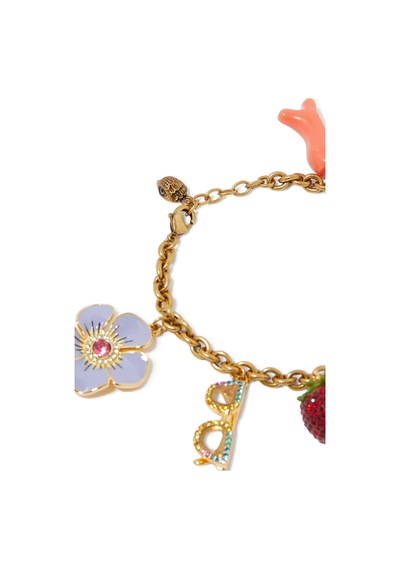 Multi Charms Bileklik, Altın Renkli, Figürlü Tasarım
