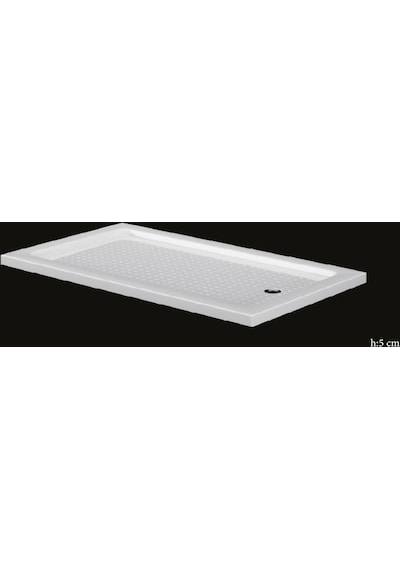 Alika - Dikdörtgen Flat Duş Teknesi H 5 80X110 Dikdörtgen Flat Duş Teknesi