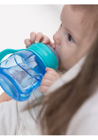 Mooma Alıştırma Bardağı 200 Ml - Mavi