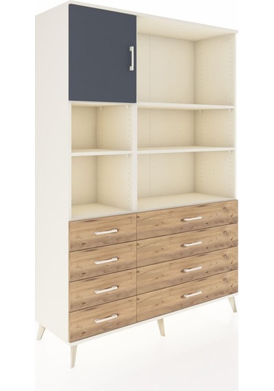 Hyperion Dolap 7 Raflı 8 Çekmeceli Tek Kapaklı 132x44x195 Aytaşı-antrasit/çam Antrasıt/atlas Çam - Aytası Hyperion Dolap 7 Raflı 8 Çekmeceli Tek Kapaklı 132x44x195 Aytaşı-antrasit/çam Antrasıt/atlas Çam - Aytası