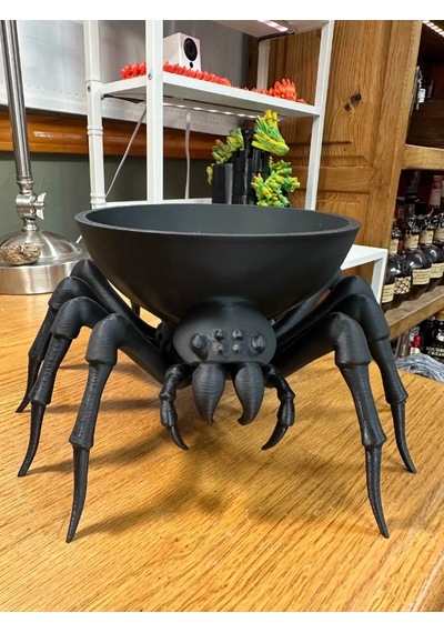 Halloween Cadılar Bayramı Dekoratif Örümcek Şekerlik Kase Masa Üstü Dekor
